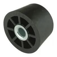 RECESSED BUMPER, RUBBER, ROUND, BLACK 729