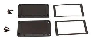 END PLATE, ALUMINIUM, ENCLOSURE AT180 BLACK 50M X 50MM