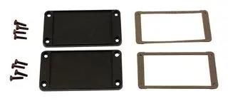 END PLATE, ALUMINIUM, ENCLOSURE AT180 BLACK 50M X 50MM