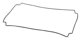 REPLACEMENT GASKET, SILICONE, 237.47MM 1554VGASKET