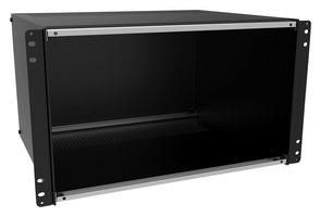 RACK MOUNT CABINET, 6U, ALUM, BLACK RMCV191015BK1