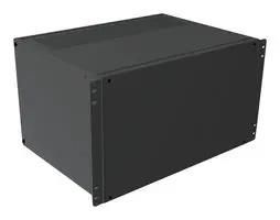 RACK MOUNT CABINET, 6U, ALUM, BLACK RMCV191013BK1