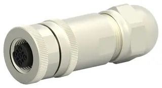 SENSOR CONN, M12, RCPT, 5POS, CABLE T4110412051-000