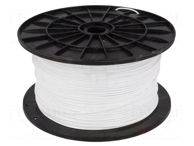 Filament: PLA; Ø: 1.75mm; white; 200÷235°C; 1kg DEVIL DESIGN DEV-PLA-1.75-WH