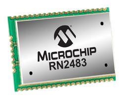 TRANSCEIVER MODULE, 300KBPS, 870MHZ RN2483A-I/RM104