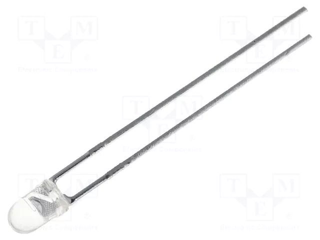 IR transmitter; 3mm; 940nm; transparent; 3.6mW; 30°; THT KINGBRIGHT ELECTRONIC L-934F3C