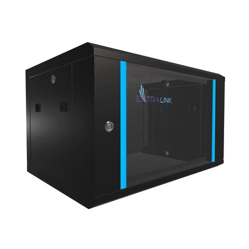 Extralink 6U 600x450 Black | Rackmount cabinet | wall mounted, EXTRALINK EX.7225 5902560367225