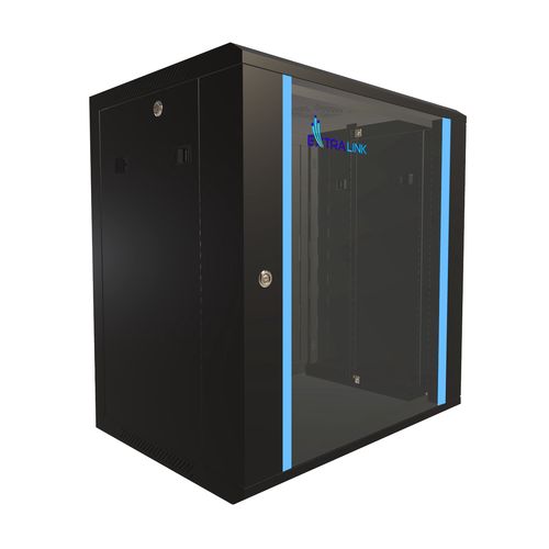 Extralink 12U 600x450 Black | Rackmount cabinet | wall mounted, EXTRALINK EX.7263 5902560367263