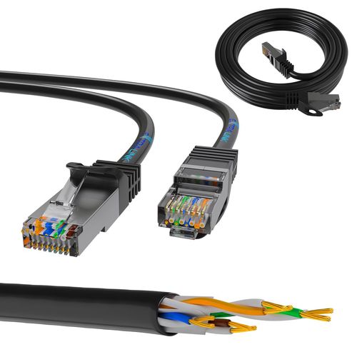 Extralink Kat.5e FTP 0.5m | LAN Patchcord | Copper twisted pair, EXTRALINK EX.7584 5902560367584