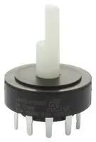 ROTARY SWITCH, 2P, 4POS, 5A, 125VAC R20407RN02Q