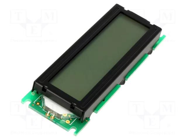 Display: LCD; alphanumeric; FSTN Positive; 16x2; 85x30x13.6mm; LED DISPLAY ELEKTRONIK DEM16227FGH-PW