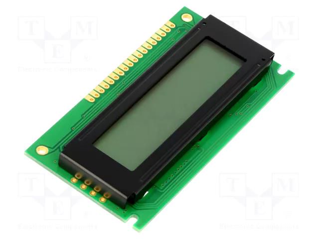 Display: LCD; alphanumeric; FSTN Positive; 16x2; 84x44x10.5mm; LED DISPLAY ELEKTRONIK DEM16217FGH-P-RGB