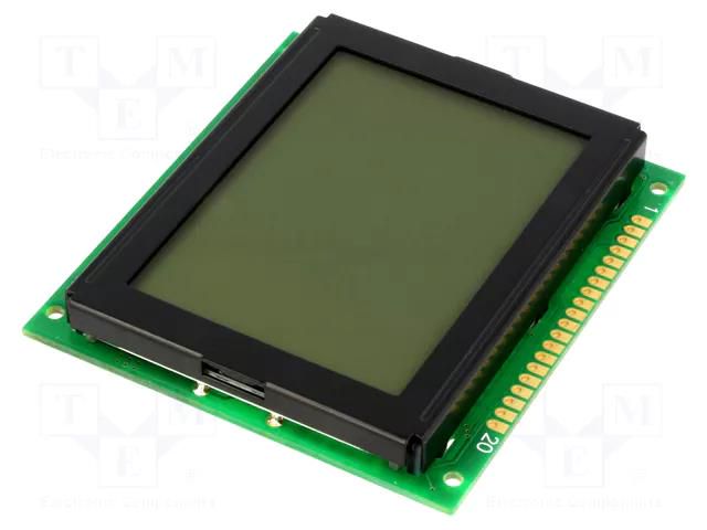 Display: LCD; graphical; 128x64; FSTN Positive; 78x70x12.6mm; 2.7" DISPLAY ELEKTRONIK DEM128064HFGH-PW