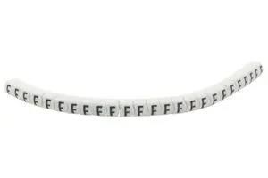 CABLE MARKER, PRE PRINTED, PVC, WHITE 901-11079