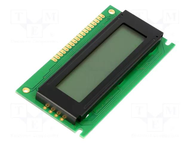 Display: LCD; alphanumeric; FSTN Positive; 16x2; 84x44x10.5mm; LED DISPLAY ELEKTRONIK DEM16217FGH-PW