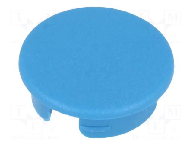 Cap; ABS; blue; push-in; round OKW A4110006