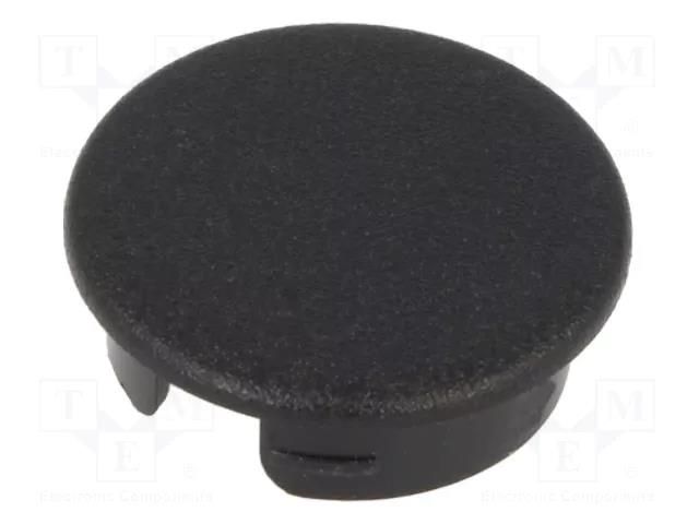 Cap; ABS; black; push-in; round OKW A4113000