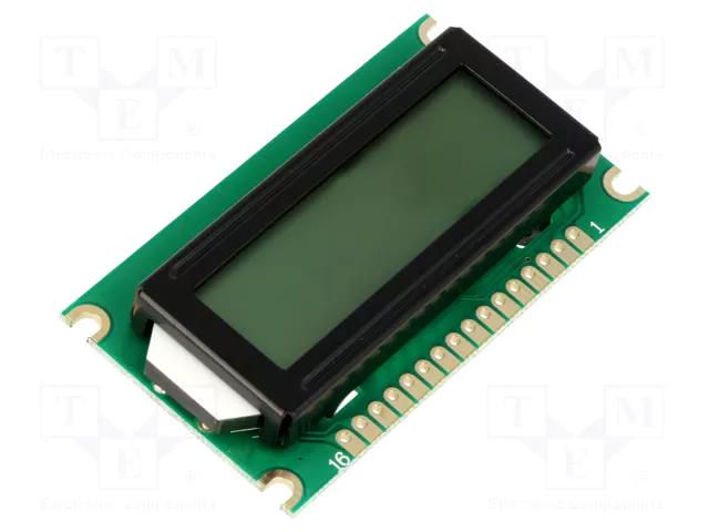 Display: LCD; alphanumeric; FSTN Positive; 8x1; 60x33x12mm; LED DISPLAY ELEKTRONIK DEM08171FGH-PW