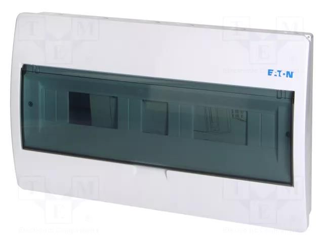 Enclosure: for modular components; IP40; white; No.of mod: 18 EATON ELECTRIC BC-O-1/18-ECO