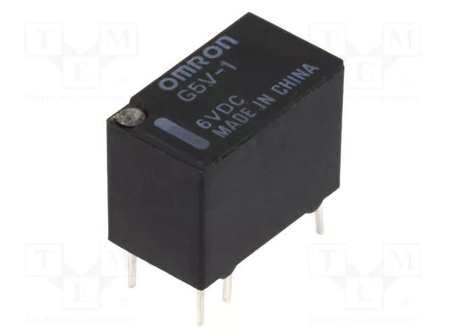 Relay: electromagnetic; SPDT; Ucoil: 6VDC; Icontacts max: 1A; G5V-1 OMRON Electronic Components G5V1-6