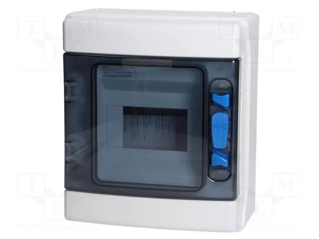 Enclosure: for modular components; IP65; white; No.of mod: 6; ABS EATON ELECTRIC IKA-1/6-ST-OT