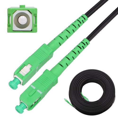 Extralink SC/APC-SC/APC Flat | Patchcord | drop, single mode, Simplex, G.657A2, 80m, EXTRALINK EX.8482 5902560368482