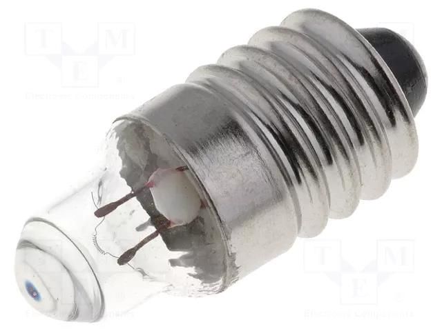 Filament lamp: standard; E10; 2.2VDC; 250mA; Bulb: lens; 0.55W BRIGHTMASTER LAMP-ES/2.2/250