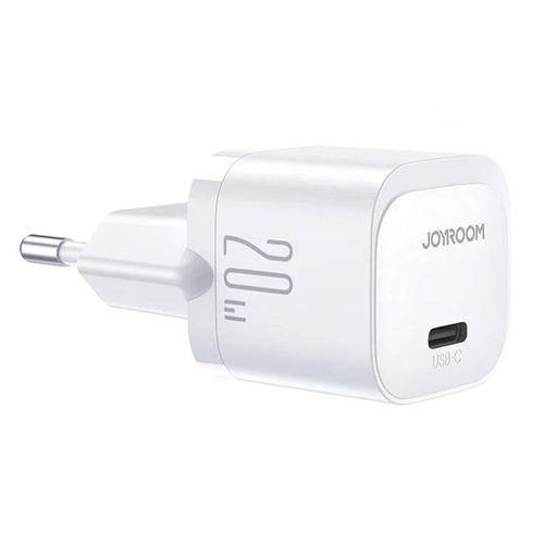 Mini charger PD 20W C-L Cable Joyroom JR-TCF02 (white), Joyroom JR-TCF02 White C+L