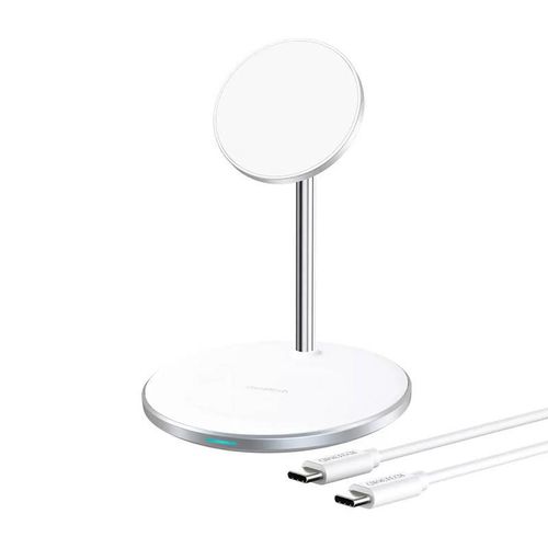 Wireless charger Choetech T581-F with stand (white), Choetech T581-F