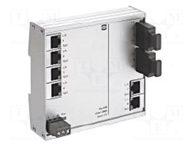 Switch Ethernet; unmanaged; Number of ports: 6; 9÷60VDC; IP30 HARTING 24020062200