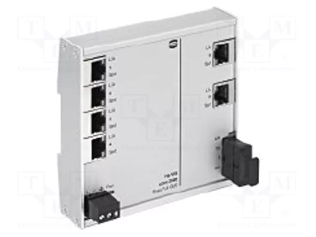 Switch Ethernet; unmanaged; Number of ports: 6; 9÷60VDC; RJ45,SC HARTING 24024061200