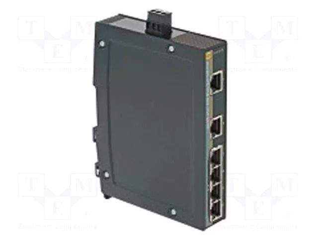 Switch PoE Ethernet; unmanaged; Number of ports: 6; 9÷60VDC; RJ45 HARTING 24034060020