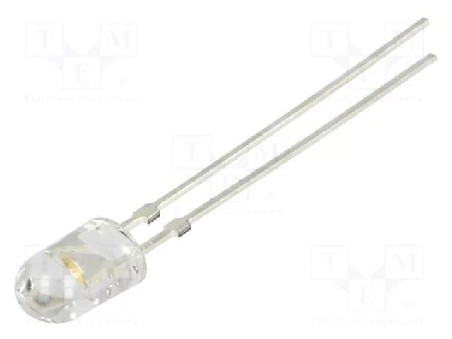 LED; violet; oval; 5x4.1mm; 150÷250mcd; Front: convex; 2.9÷3.6VDC OPTOSUPPLY OSV5YL5471D