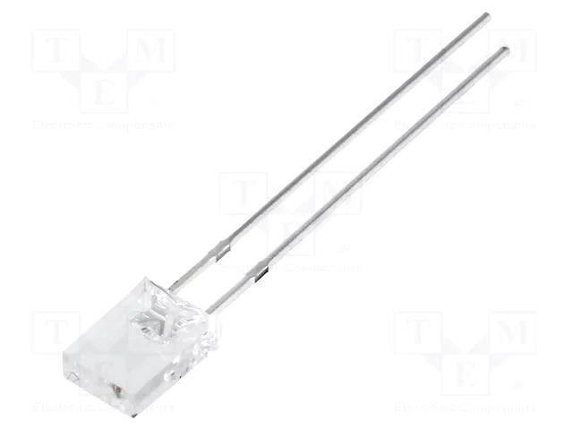 LED; rectangular; 2x5x7mm; red; 1120÷1500mcd; 100°; Front: flat OPTOSUPPLY OSR5PA71A1B