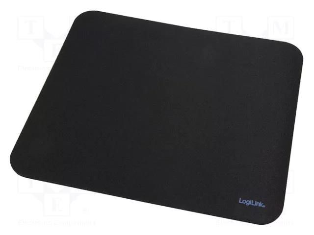 Pad; black; mouse; 250x204.5x4mm LOGILINK ID0117