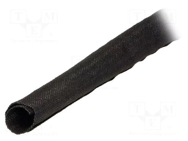 Braid; ØBraid : 15mm; polyamide; black; -60÷125°C; UL94V-2 HELLERMANNTYTON HEGWS25