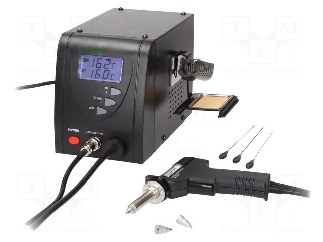 Station: desoldering; Station power: 140W; 160÷480°C; 240VAC; ESD SOLDER PEAK SP-1010DR