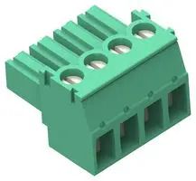 STR PLUG, 3.5MM, GREEN, LH, 4 1986371-4