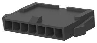 PLUG HOUSING, 7POS, NYLON 66/6, BLACK 1445048-7