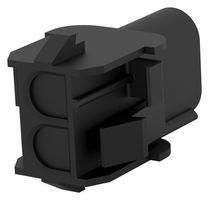 RCPT HOUSING, 2POS, PA, BLACK 8-794815-1