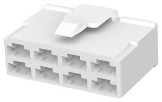 RCPT HOUSING, 8POS, PA 6.6, NATURAL 172136-1