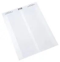 LABEL, POLYESTER, WHITE 1768033-4