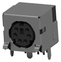 6 MINI-DIN R/A RCPT CONN ASSY 5750071-1