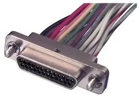 MICRO D SUB CONN, 36POS, PLUG, CABLE 2-1532180-0