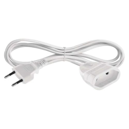 Extension Cord 1.5 m / 1 socket / white / PVC / 0,75 mm2, EMOS P01301 8592920139271