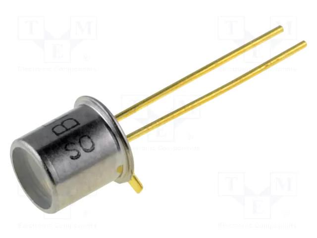 PIN IR photodiode; TO18; THT; 850nm; 350÷1100nm; 40°; 1nA; 250mW ams OSRAM BPX65