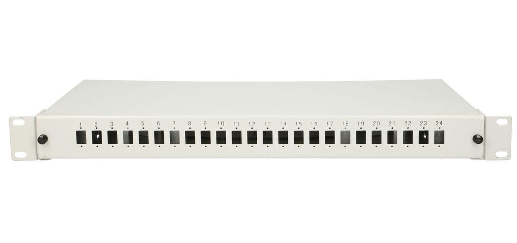 Extralink 24 Core V2 | Patch panel | 24 port, white, EXTRALINK EX.12172 5903148912172