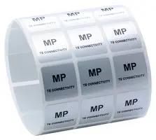 LABEL, METALLISED PET, 12.7MM X 38.1MM MP-381127-5-8A