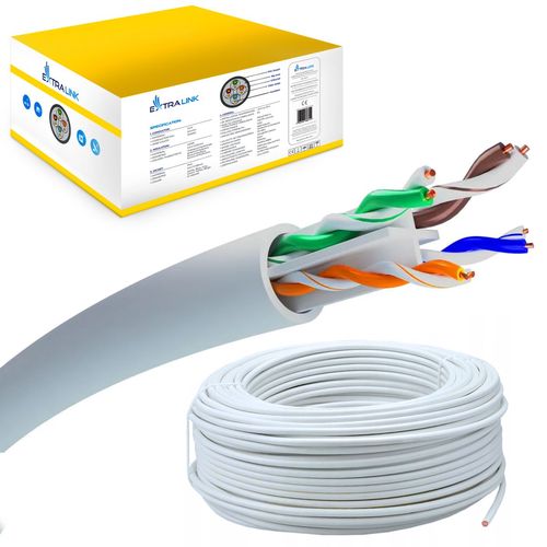 Extralink CAT6 UTP (U/UTP) V2 Indoor | Twisted pair | 305M, EXTRALINK EX.10062 5903148910062