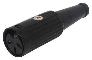 DIN AUDIO/VIDEO CONN, JACK, 3POS 601-0300